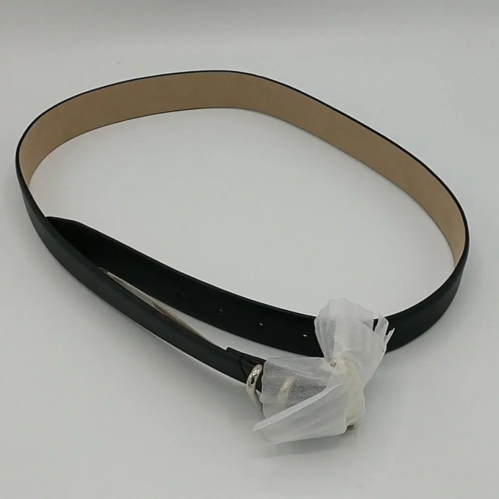NWT Steve Madden Y2K Black Jeans Belt size Medium